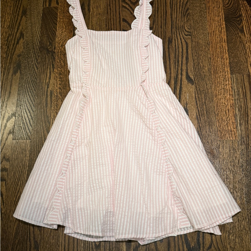 Pink Striped Mini Dress